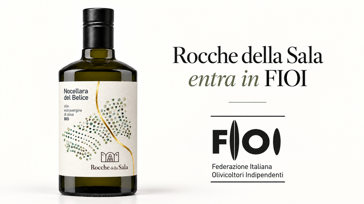 Olio biologico Siciliano Rocche della Sala. Fioi, qualità e cultura dell'olio EVO.