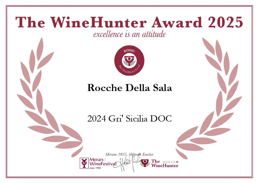 Medaglia Grì 2024 Sicilia DOC Rocche della Sala Merano Wine Festival