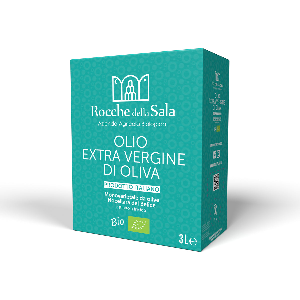 Olio biologico siciliano Nocellara del Belice Rocche della Sala bag in box da 3 litri